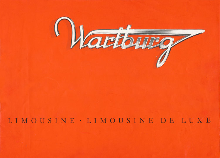 Wartburg 311 Limousinentypen 1962